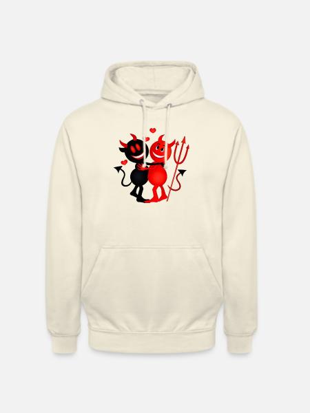 Teuflische Liebe - Unisex Hoodie - Vanille-Milchshake