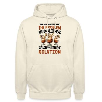 Mudslide Cocktail - Unisex Hoodie - Vanille-Milchshake - Vorne - Alina (178cm) & Michal (187cm)