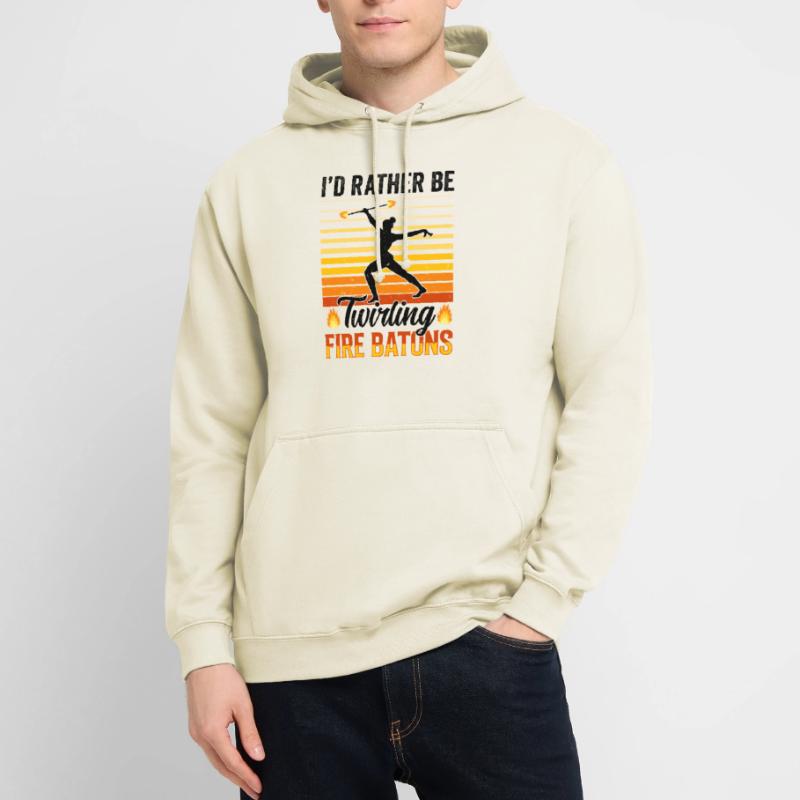 Fire Baton Fire Dance Fire Dancer Fire Dancer Unisex Hoodie