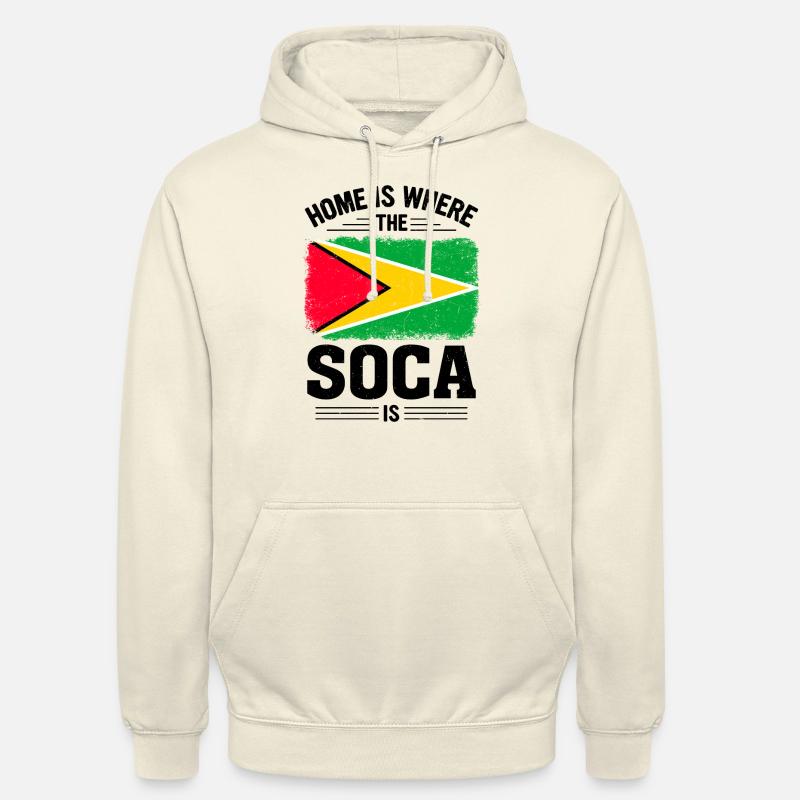Soca Dance Guyane - Sweat-shirt à capuche unisexe - vanille