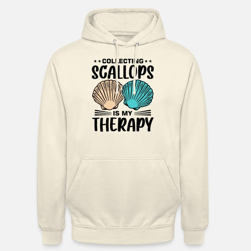 Shell Shell Collector Scallop - Unisex Hoodie - vanilla