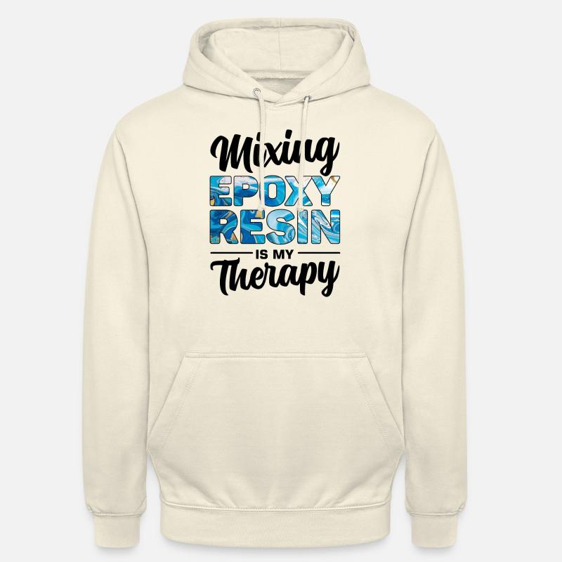 Witziger Epoxidharz Spruch - Unisex Hoodie - Vanille-Milchshake