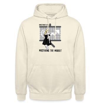 Investment-Diva: Den Markt beherrschen - Unisex Hoodie - Vanille-Milchshake - Vorne - Alina (178cm) & Michal (187cm)
