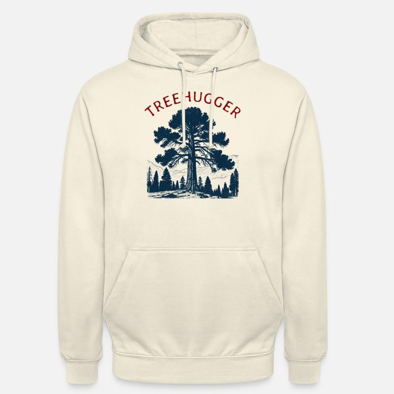 Treehugger - Tree Hugger - Sweat-shirt à capuche unisexe - vanille