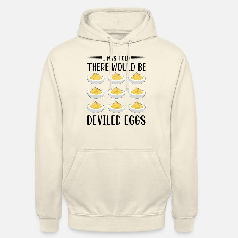 Teufelsei Spruch - Unisex Hoodie - Vanille-Milchshake