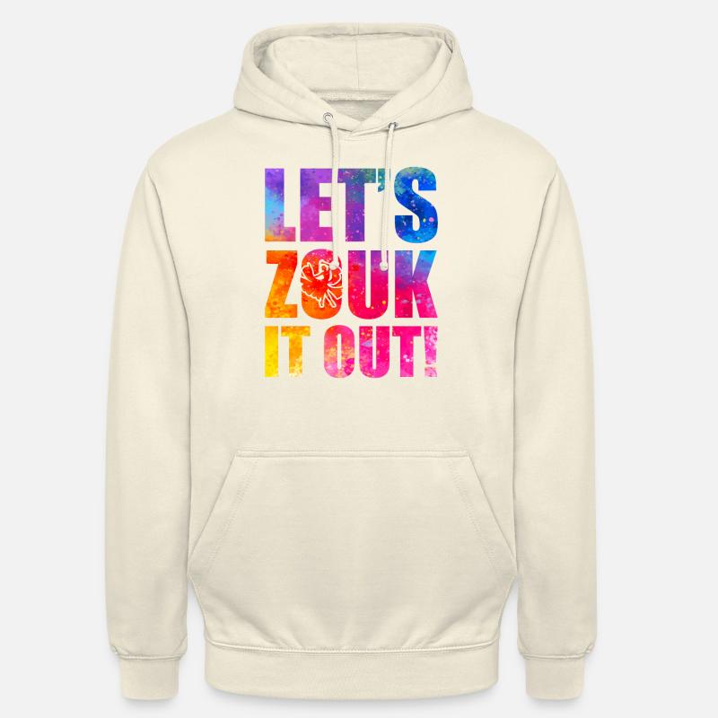Witziger Zouk Tänzer Spruch - Unisex Hoodie - Vanille-Milchshake