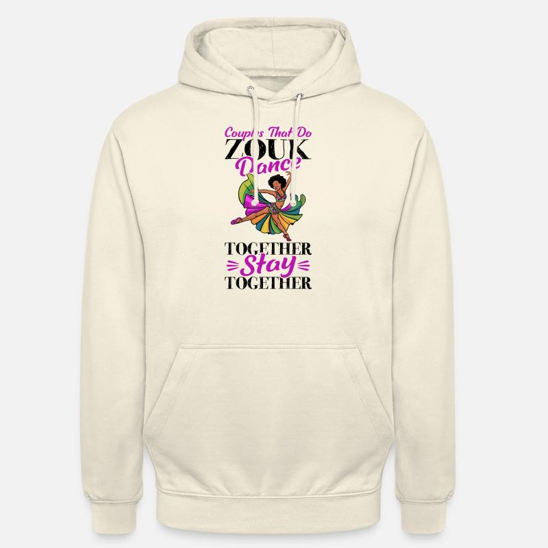 Witziger Zouk Tänzer Spruch - Unisex Hoodie - Vanille-Milchshake