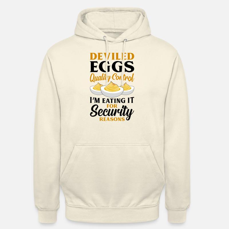 Teufelsei Spruch - Unisex Hoodie - Vanille-Milchshake