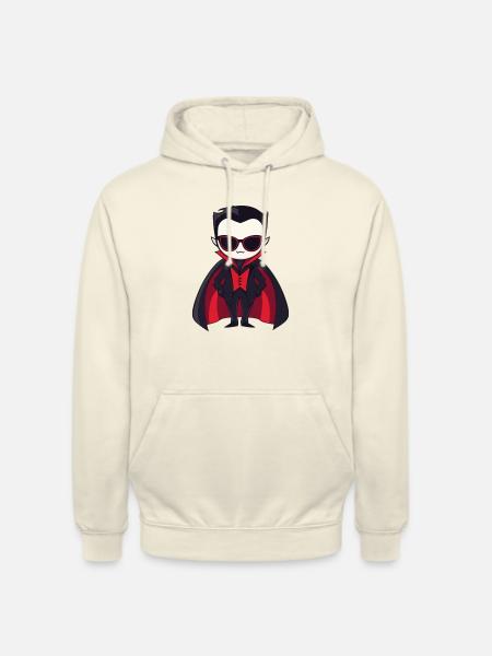 Vampire Halloween Cool - Sweat-shirt à capuche unisexe - vanille