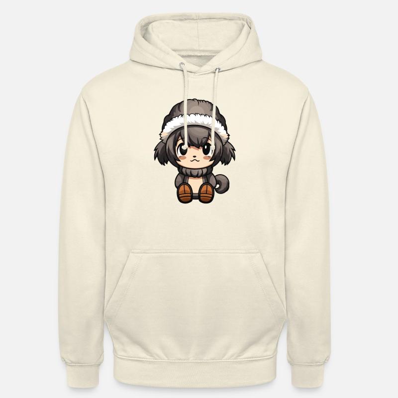 Affe Winter Comic Niedlich - Unisex Hoodie - Vanille-Milchshake
