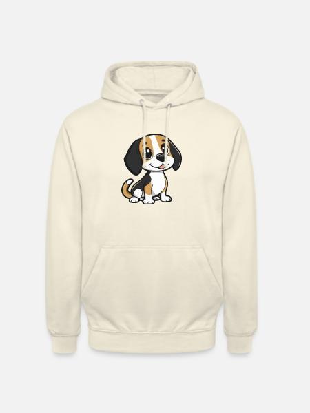 Beagle Hund Comic Niedlich - Unisex Hoodie - Vanille-Milchshake