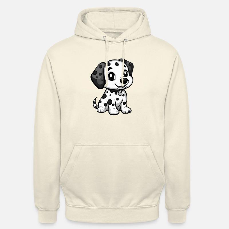Dalmatiner Hund Comic Niedlich - Unisex Hoodie - Vanille-Milchshake