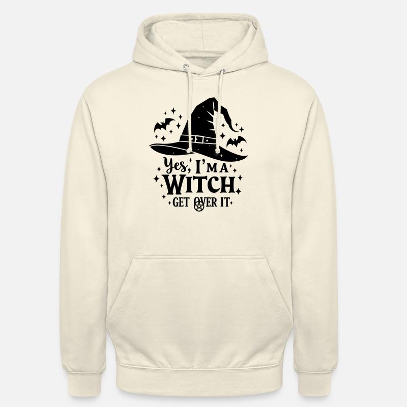 Ja, ich bin eine Hexe - Unisex Hoodie - Vanille-Milchshake