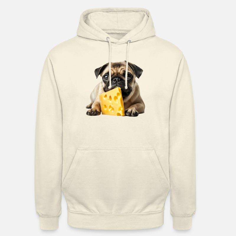 Mops - Unisex Hoodie - Vanille-Milchshake