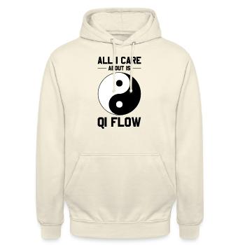 Chinese Medicine Tcm - Unisex Hoodie - vanilla - Front - Alina (178cm) & Michal (187cm)