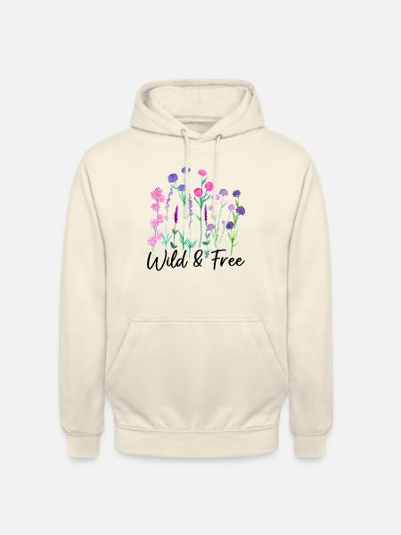 Wildflowers Flowers - Unisex Hoodie - vanilla