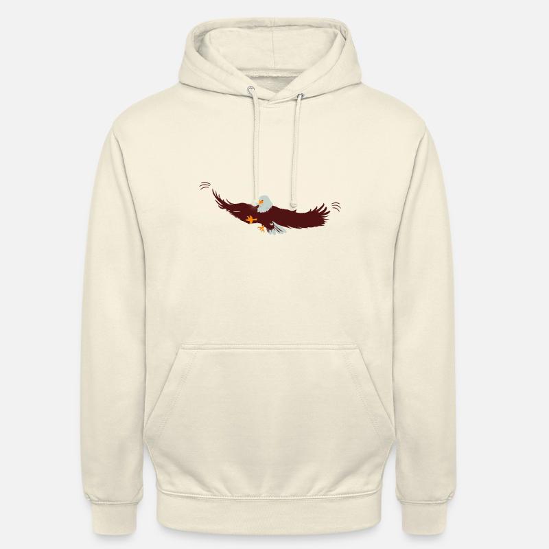 Aigle | Aigle > Vectorgraph - Sweat-shirt à capuche unisexe - vanille