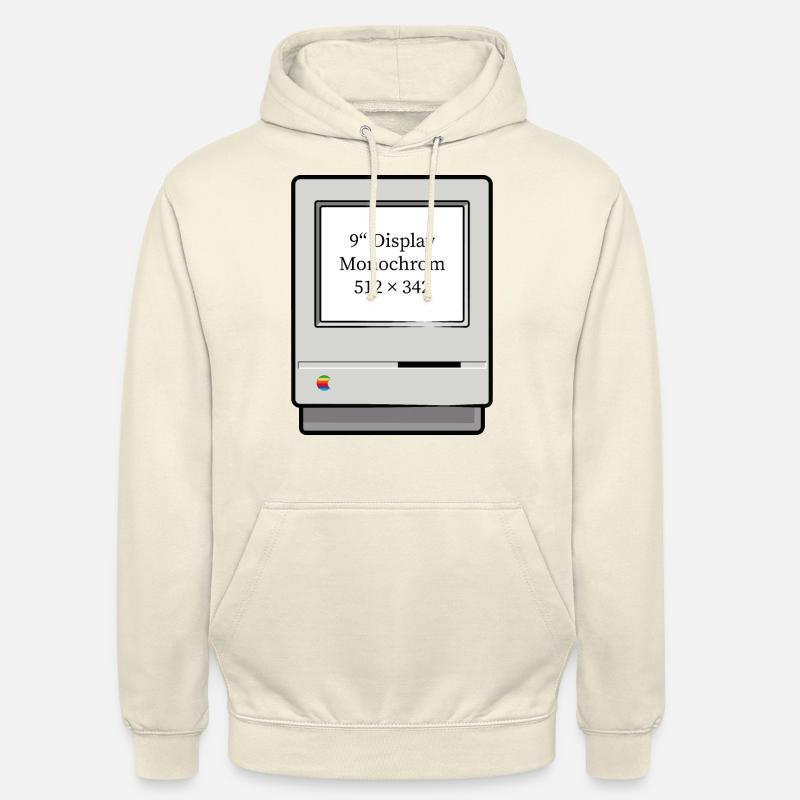Computer Classic IT - alter Comuter - Unisex Hoodie - Vanille-Milchshake