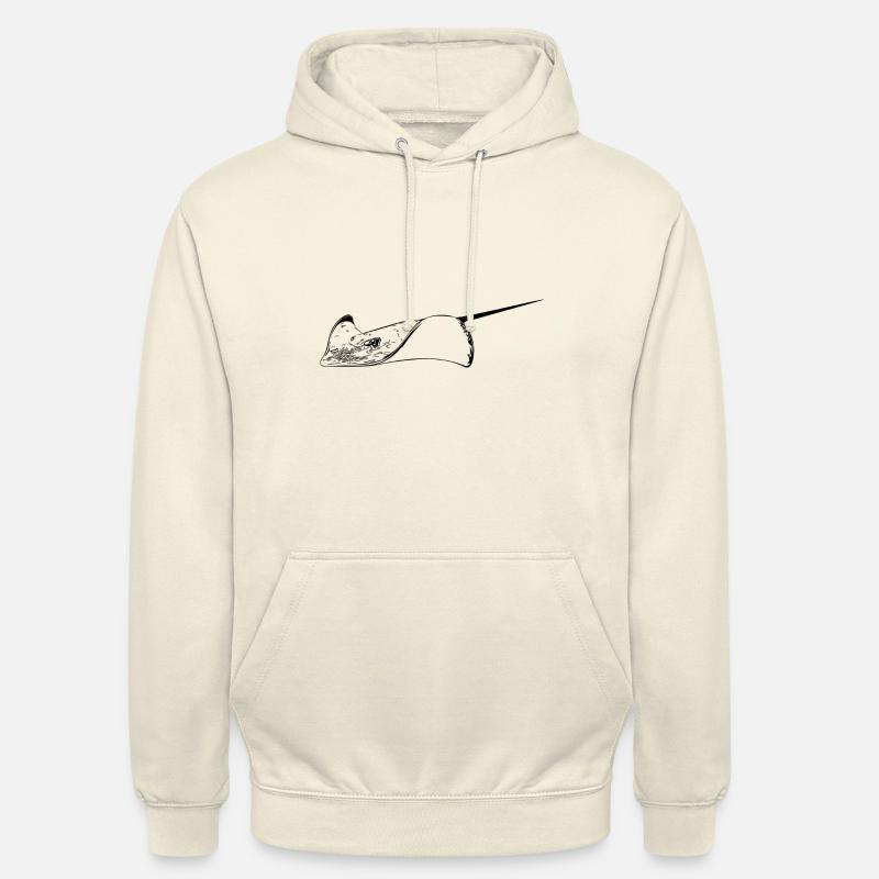 Rokker i elegant flukt - Unisex-hettegenser - vanilje-milkshake
