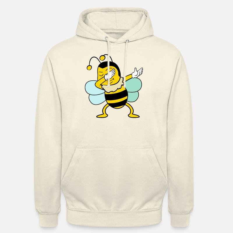Dabbing Dab Bee - Sweat-shirt à capuche unisexe - vanille