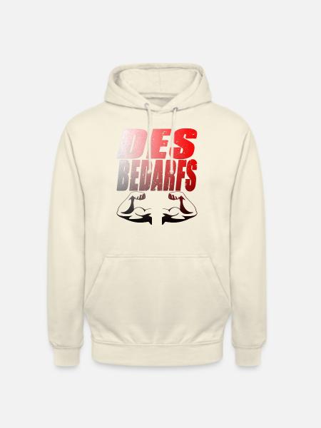Bedarfs - Unisex Hoodie - Vanille-Milchshake
