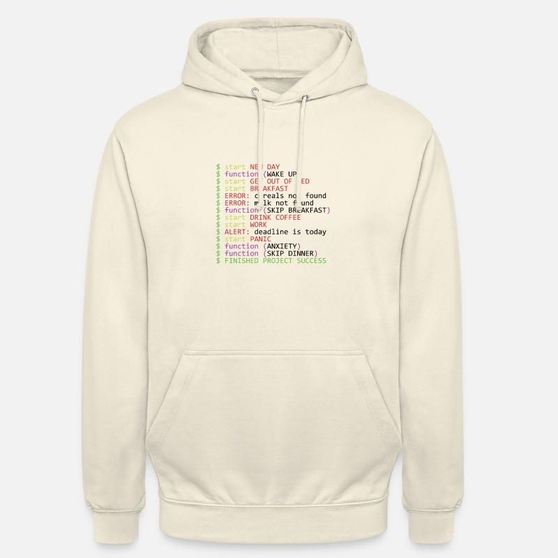 Monday Programmer - Sweat-shirt à capuche unisexe - undefined