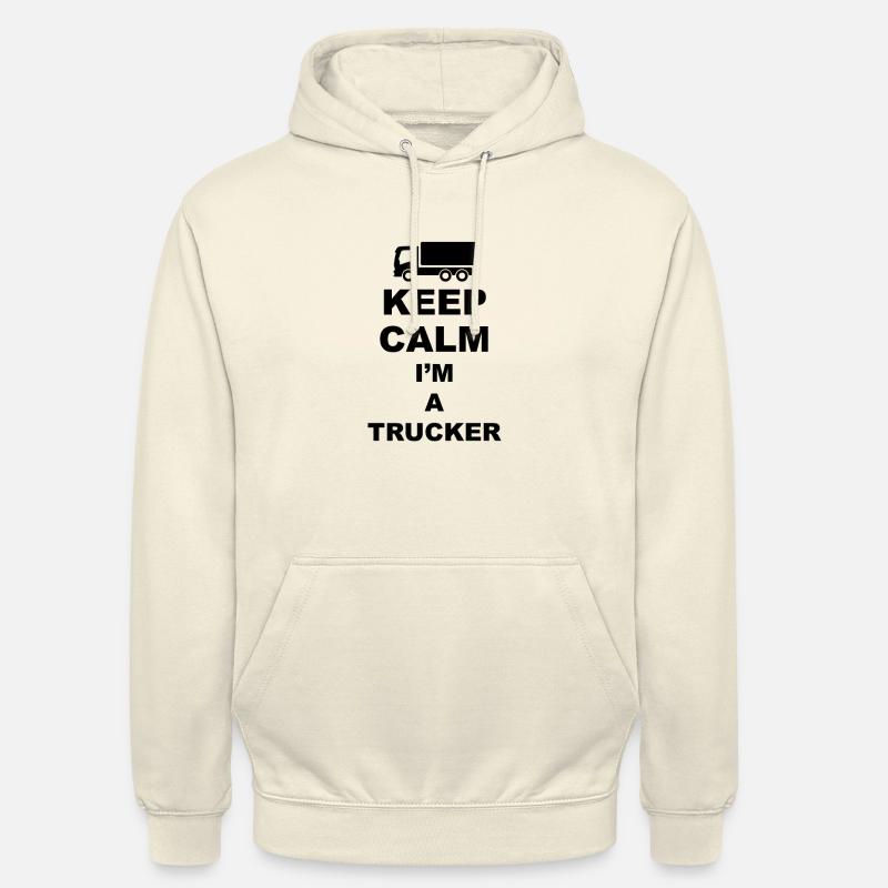 Chauffeur / chauffeuse de camion - Sweat-shirt à capuche unisexe - vanille