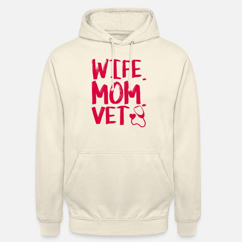 Frau Mutter Tierarzt - Tierarzt - Unisex Hoodie - Vanille-Milchshake