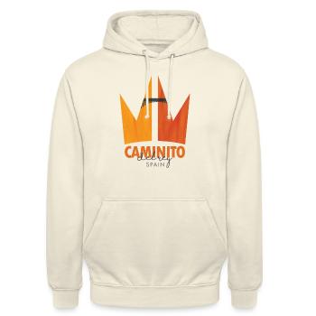 Caminito del rey - Espagne - Sweat-shirt à capuche unisexe - vanille - Devant - Alina (178cm) & Michal (187cm)