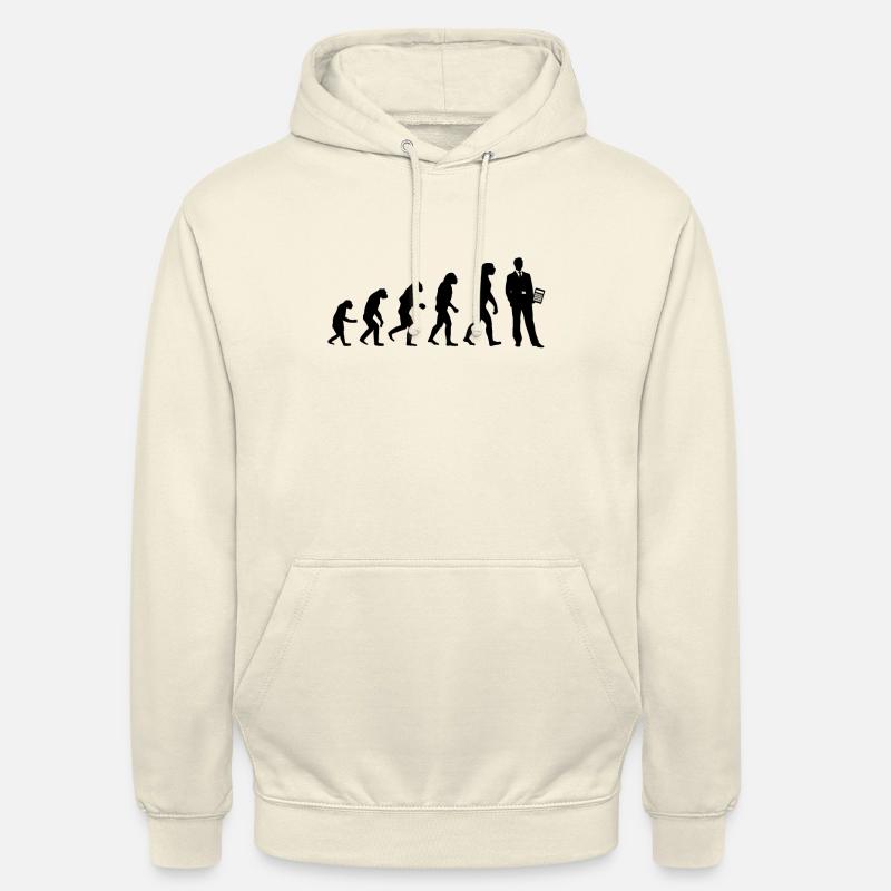 Comptable Auditeur Évolution Cadeau - Sweat-shirt à capuche unisexe - vanille