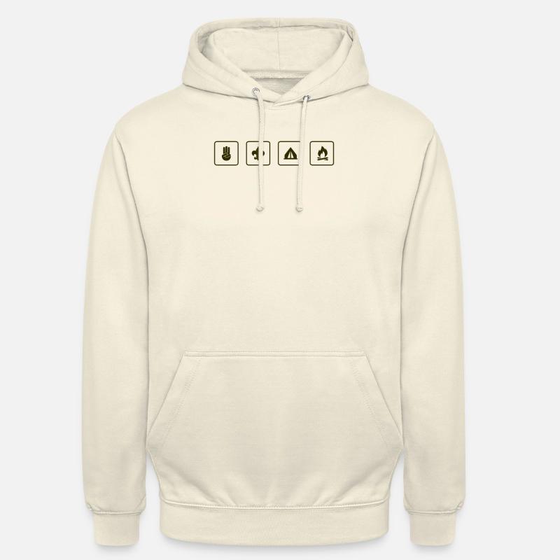 scout - Sweat-shirt à capuche unisexe - vanille