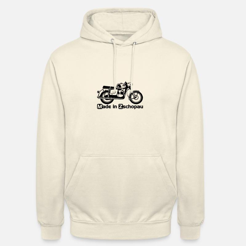 MZ motorcycle RT 125 oldtimer gift idea GDR - Unisex Hoodie - vanilla