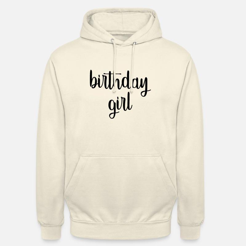 fille dont c'est l'anniversaire - Sweat-shirt à capuche unisexe - vanille