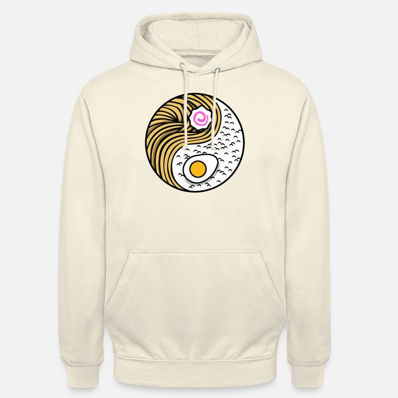 Ramen YIN YANG - Sweat-shirt à capuche unisexe - vanille