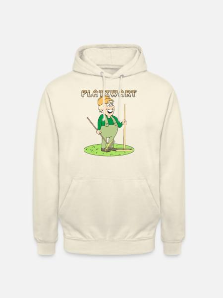 MENSCH COMIC PLATZWART - Unisex Hoodie - Vanille-Milchshake
