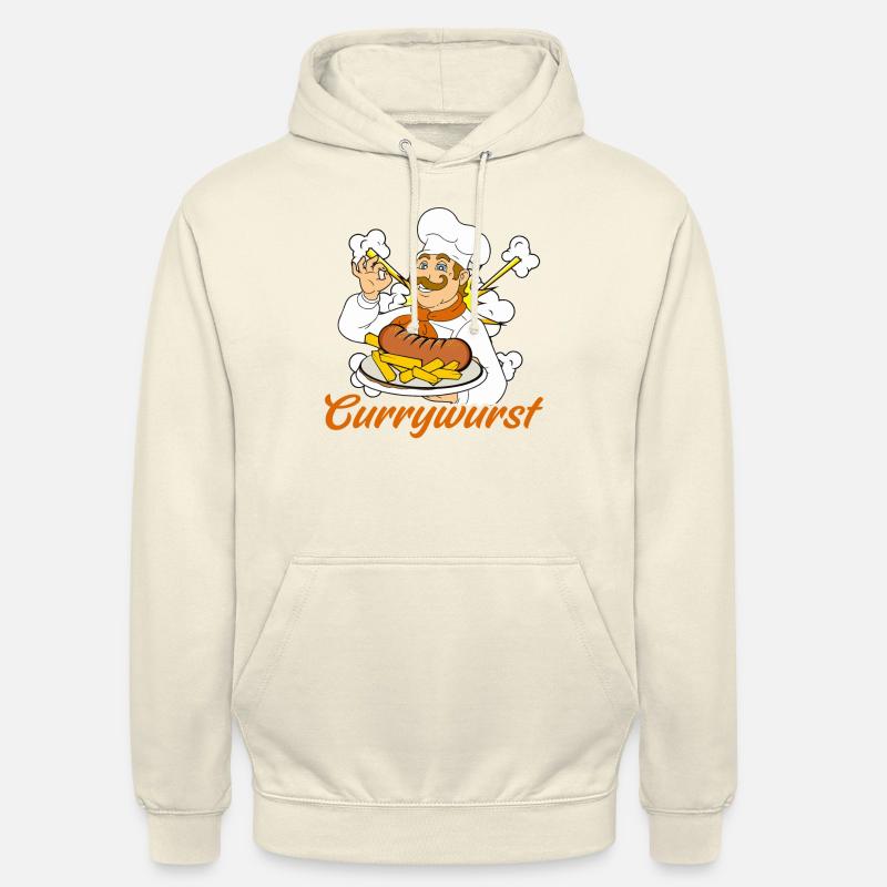 Currywurst 4ever - Unisex Hoodie - Vanille-Milchshake