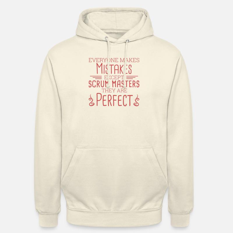 "Scrum Master Perfect | "Scrum Master"" - Unisex Hoodie - Vanille-Milchshake