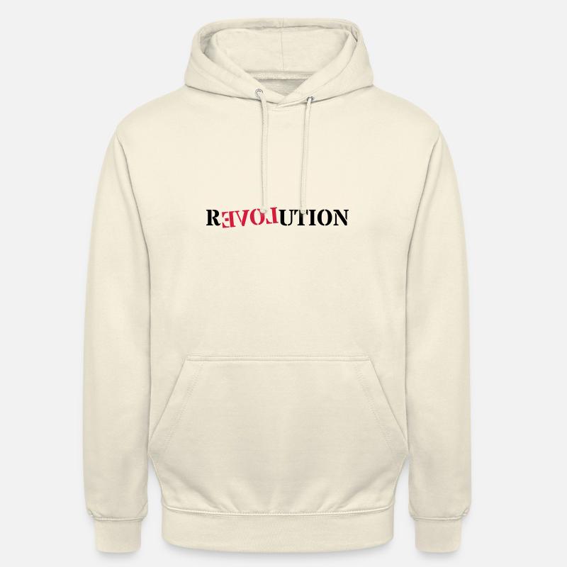 Amour de la révolution - Sweat-shirt à capuche unisexe - vanille