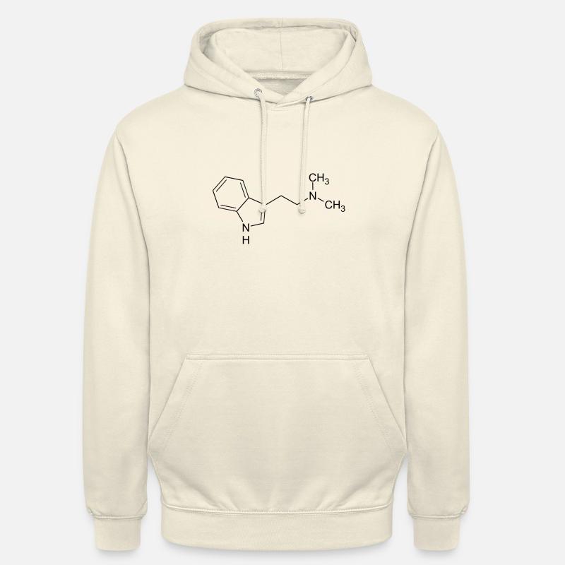 Molécule de DMT - Sweat-shirt à capuche unisexe - vanille