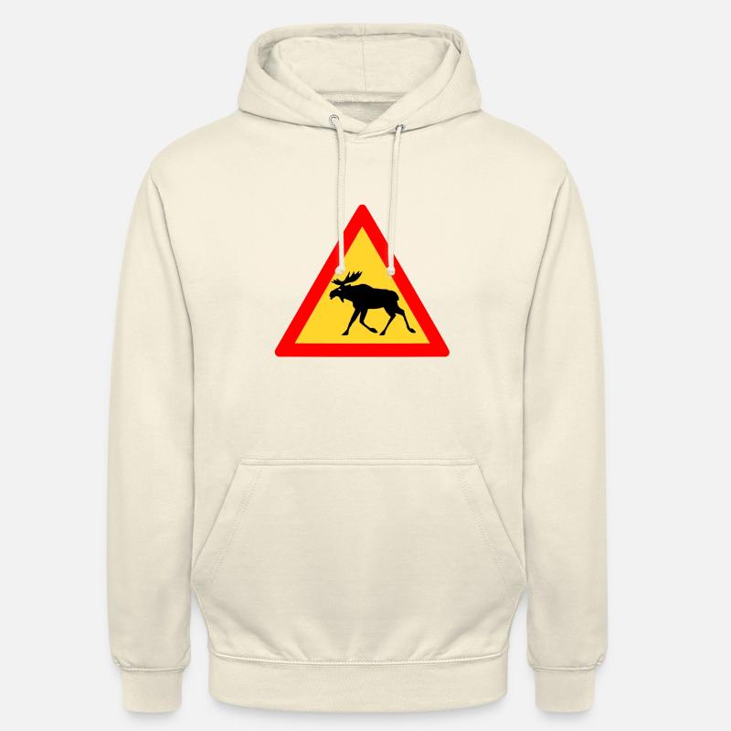 Grumpy Elch - Unisex Hoodie - Vanille-Milchshake
