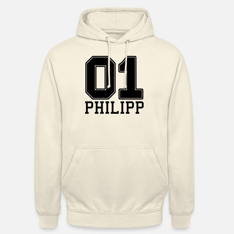 Philipp Name Vorname - Unisex Hoodie - Vanille-Milchshake
