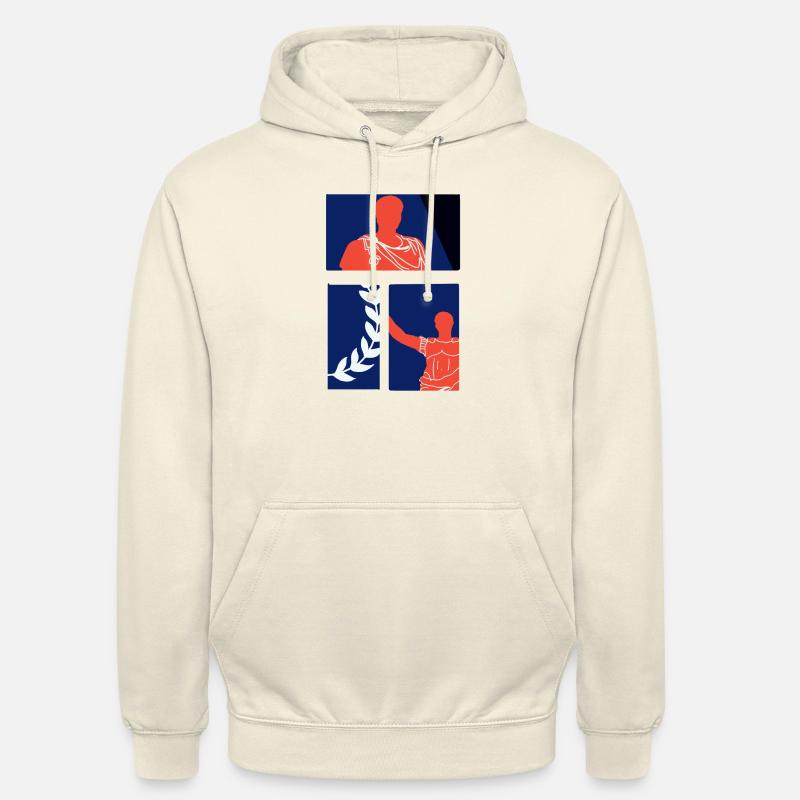 Jules César - Sweat-shirt à capuche unisexe - vanille