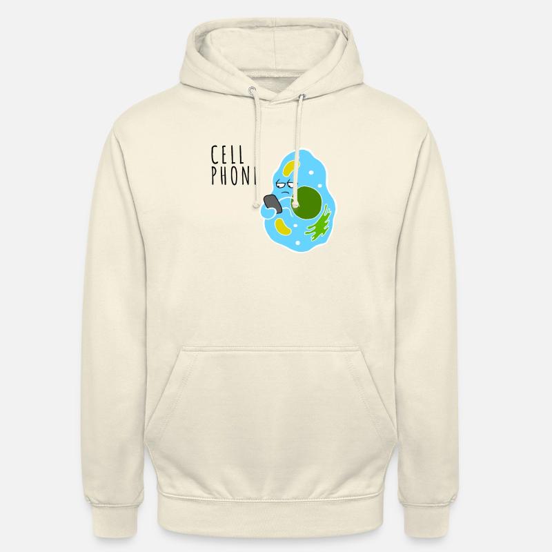 Téléphone portable - Sweat-shirt à capuche unisexe - vanille