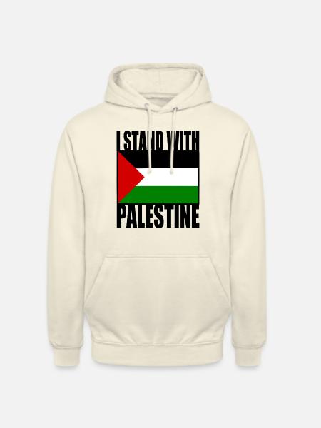I stand with palestine - Unisex Hoodie - vanilla