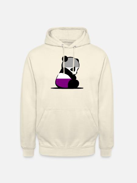 Panda ACE - Sweat-shirt à capuche unisexe - vanille