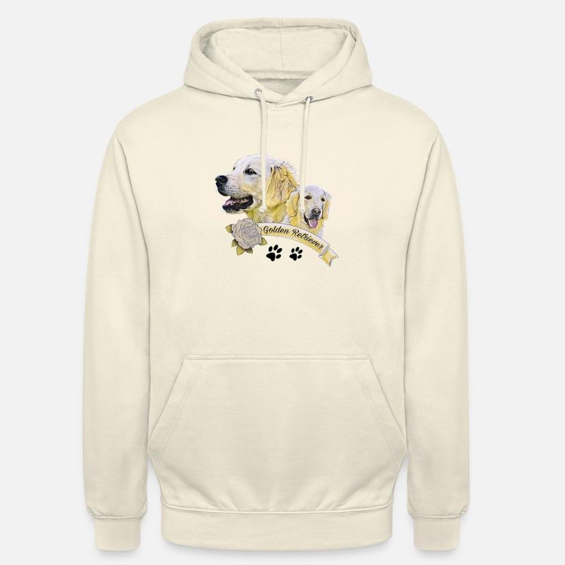Golden retriever - Unisex Hoodie - vanilla