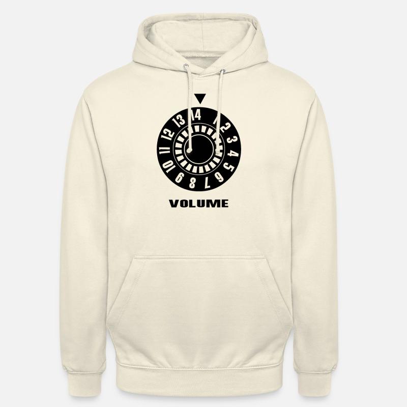 Volume | Volume | Amp | amplificateur - Sweat-shirt à capuche unisexe - vanille