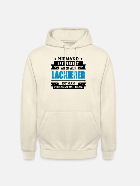 Funshirt Lackierer - Unisex Hoodie - Vanille-Milchshake