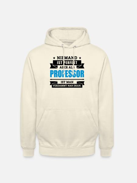 Funshirt Professor - Unisex Hoodie - Vanille-Milchshake