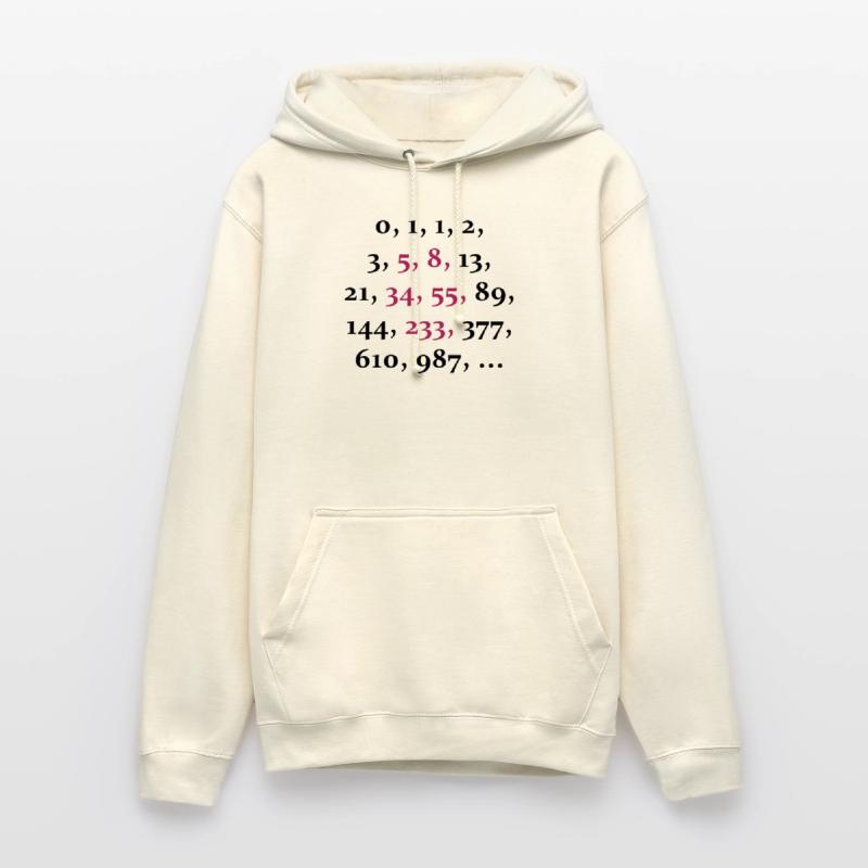 fibonacci sequence (2c) Sweat-shirt à capuche unisexe